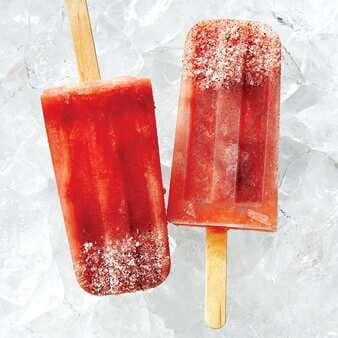 Watermelon-Lime Pops With Chile Dipping Salt