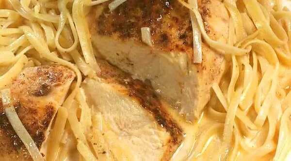 Lighter Chicken Lazone And Linguine
