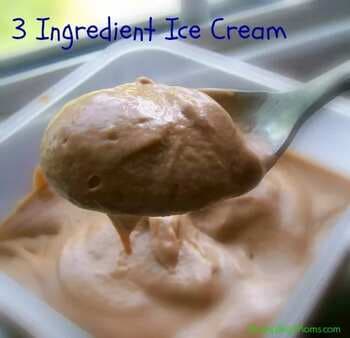 3 Ingredient Ice Cream