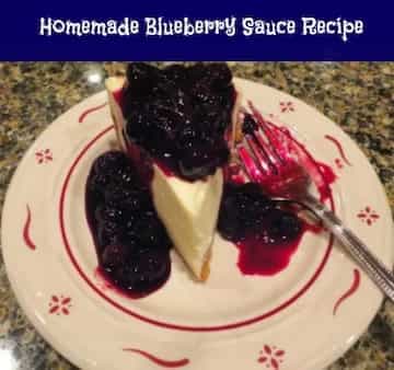 Fresh Blueberry Sauce-topping