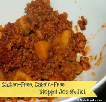 Gluten Free Casein Free Sloppy Joe Skillet