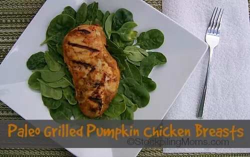 Paleo Grilled Pumpkin Chicken Breasts