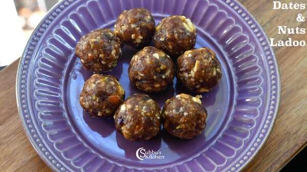Dates And Nuts Laddu