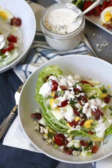 Classic Wedge Salad With Blue Cheese Dressing