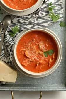 Roasted Tomato Tortellini Soup