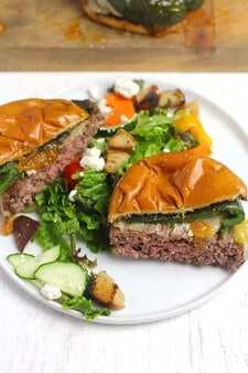 Grilled Poblano Burgers With Apricot Preserves