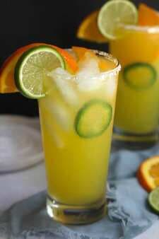 Orange Jalapeno Margaritas
