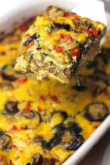 Overnight Omelette Breakfast Casserole