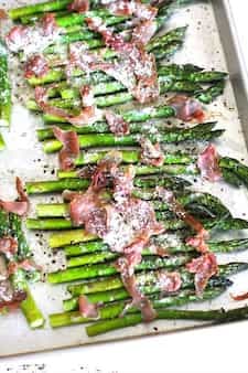 Roasted Asparagus With Prosciutto And Parmesan