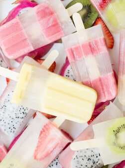 Coconut Water Fruit Popsicles