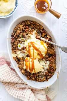 Healthier Apple Crumble with Oat Topping