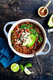 Slow Cooker Chunky Beef Chili