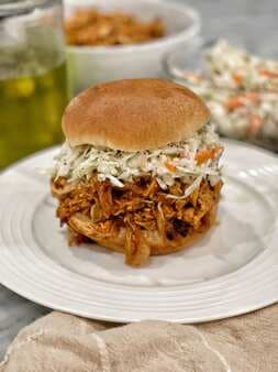 Slow Cooker Pulled BBQ Chicken