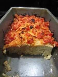 Parmesan Tomato Crusted Turkey Meatloaf