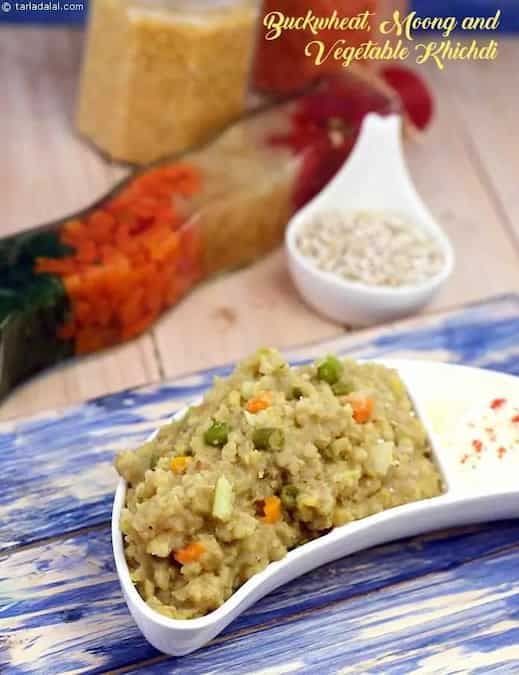Buckwheat, Moong And Vegetable Khichdi