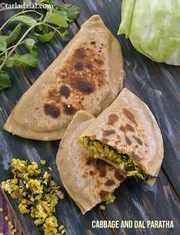 Cabbage And Dal Paratha