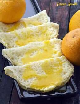 Butter Flavoured Orange Pancakes