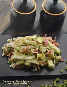 Cucumber Bean Sprouts And Apple Salad