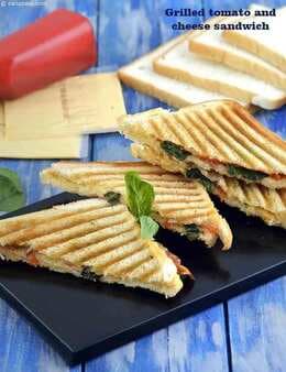 Grilled Tomato And Cheese Sandwich