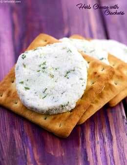 Herb Cheese With Crackers