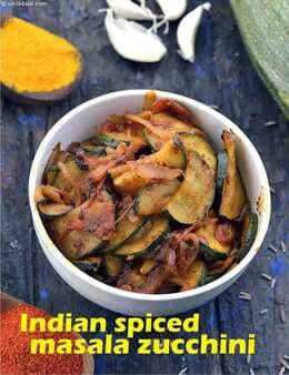 Indian Spiced Masala Zucchini