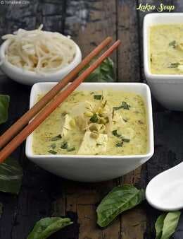 Laksa Soup – Vegetarian Malaysian Coconut Curry Soup