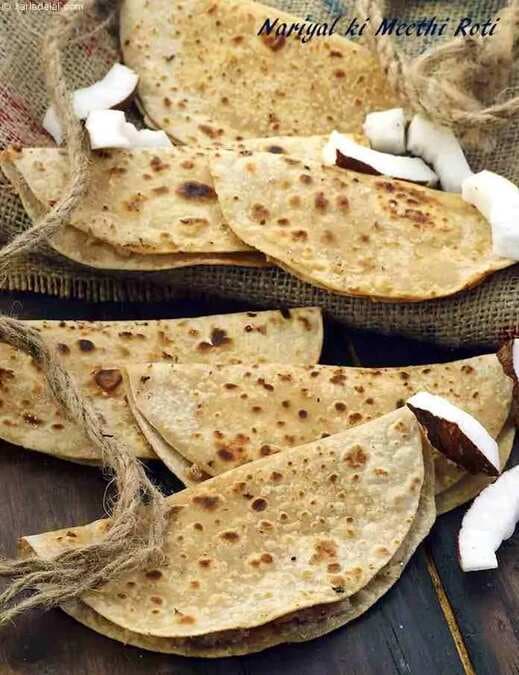 Nariyal Ki Meethi Roti