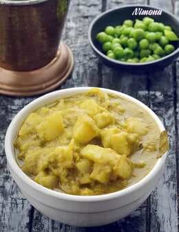 Nimona, Potatoes And Green Pea Curry