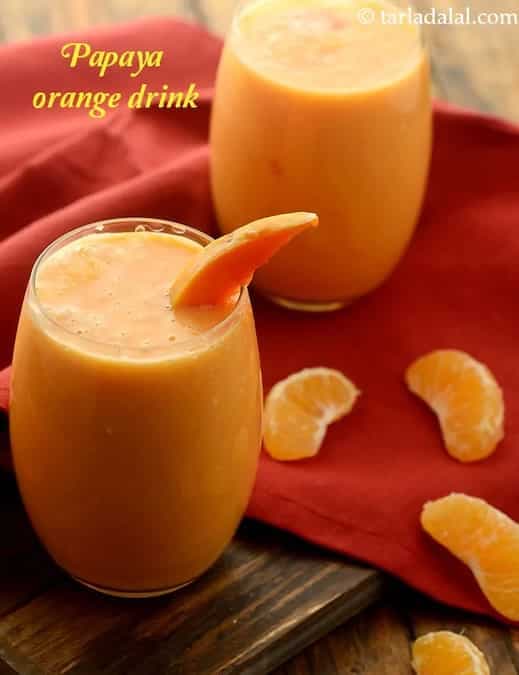 Papaya Orange Drink