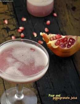 Pear And Pomegranate Juice
