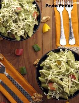 Pesto Penne Pasta With Vegetables