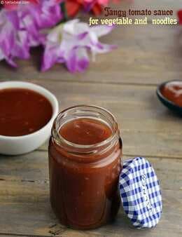 Tangy Tomato Sauce For Vegetables And Noodles