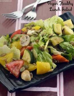 Vegan Healthy Lunch Salad