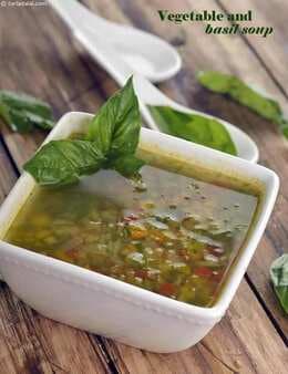 Vegetable And Basil Soup