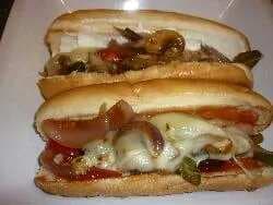 Vegetarian Philly Cheese Sandwich