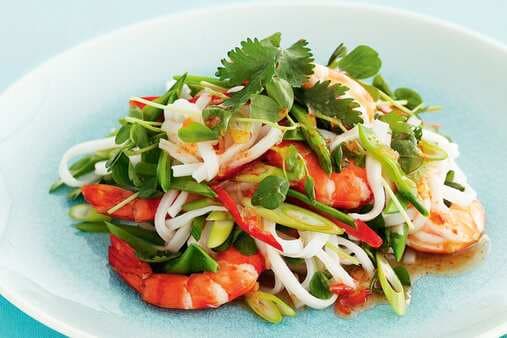 Asian Prawn Noodle Salad