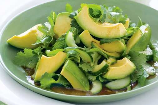 Avocado Salad With Asian Dressing
