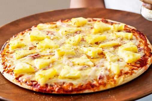 Bacon Cheddar And Pineapple Pizza