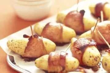 Bacon-Wrapped Roast Potatoes