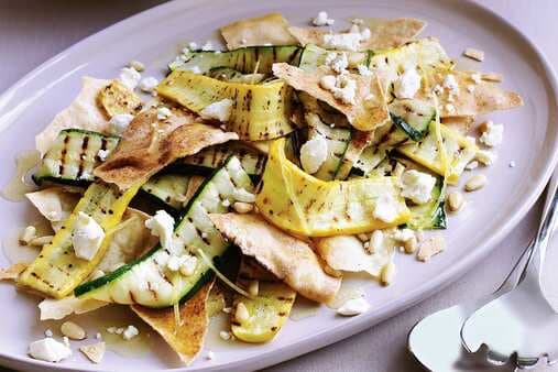 Barbecued Zucchini With Feta And Lemon