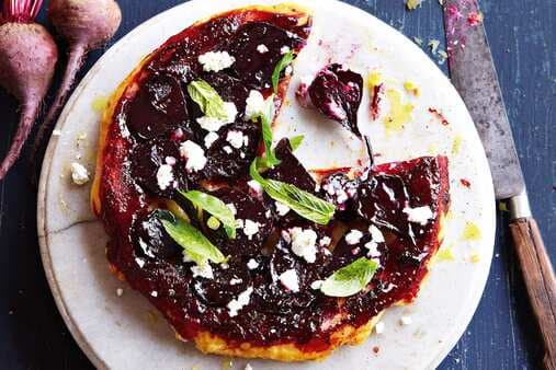 Beetroot Tarte Tatin With Goat's Cheese