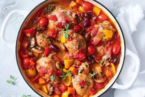 Better-For-You Chicken Cacciatore
