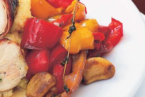 Braised Capsicums With Thyme
