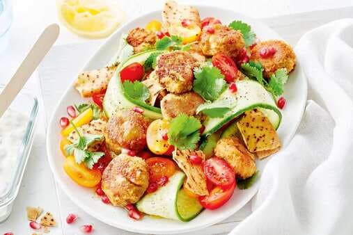 Broad Bean Falafels With Fattoush