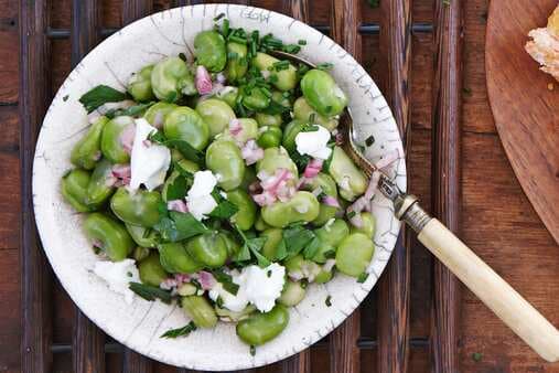 Broad Beans With Mixed Herbs