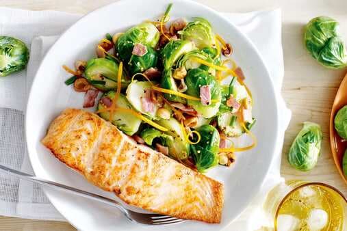 Brussels Sprouts With Orange And Hazelnuts