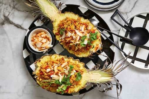 Caramelised Pineapple And Coconut Curried Rice
