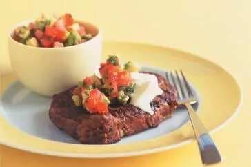 Chargrilled Beef With Avocado And Chilli Salsa