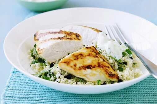 Chargrilled Chicken With Mint And Currant Couscous