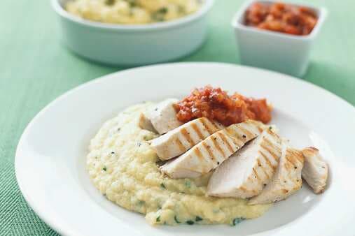 Chargrilled Chicken With Quick Tomato Chutney